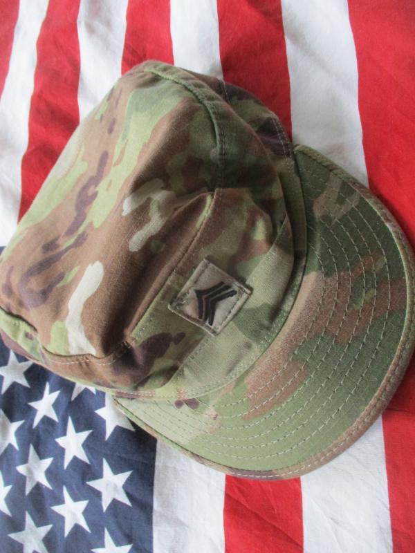 Genuine USA US issue BDU OCP COMBAT PATROL CAP HAT scorpion multicam 7 5/8 LARGE