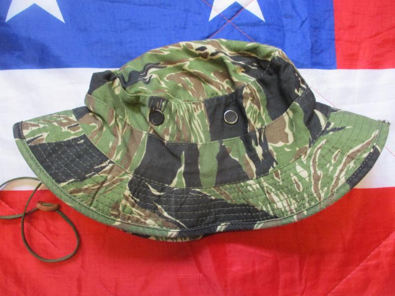 rare TRU SPEC TIGER STRIPE products VIETNAM WAR BOONIE JUNGLE HAT 7 1/4 Medium