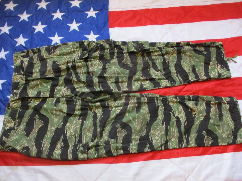 TRU SPEC original TIGER STRIPE products usa VIETNAM WAR combat TROUSERS pants XL none rip stop m65 twill 7 pocket design