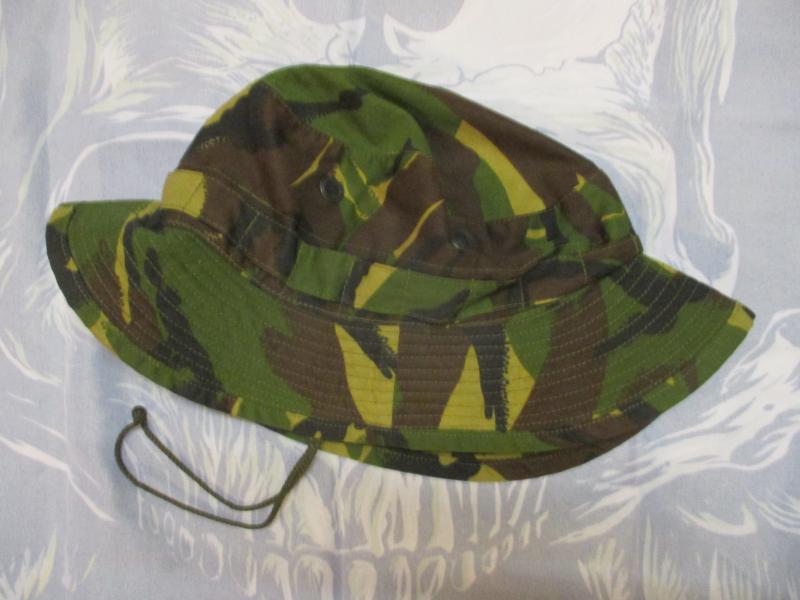 GENUINE 1980's 80s BRITISH ARMY SAS issue UK DPM jungle BUSH BOONIE HAT 58 CM m