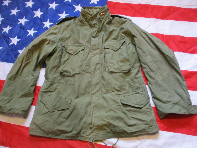 ORIGINAL US Army Vietnam War ISSUE M65 FIELD COAT COMBAT jacket OG 107 LARGE REGULAR john owenby usa