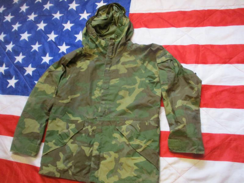 GENUINE US Army ISSUE ECWCS ECW USA woodland camo PARKA COAT medium regular