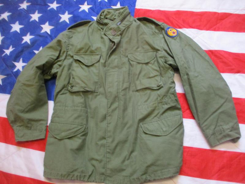 1989 ORIGINAL US Army ISSUE M65 FIELD COAT COMBAT jacket Vietnam War OG107 LARGE LONG  -XL