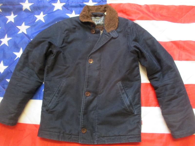 Vintage Fashion LEVI'S LEVIS US NAVY ww2 N1 N3 wool Sherpa DECK JACKET COAT