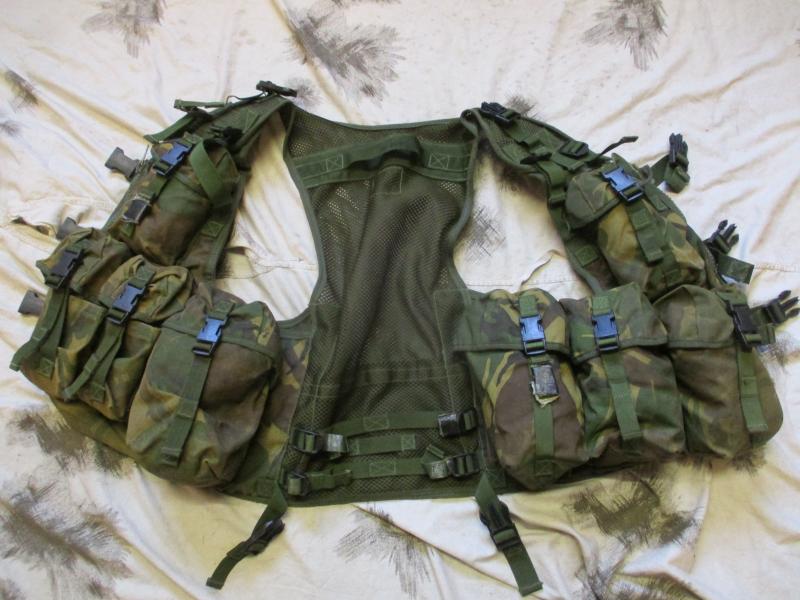 BRITISH ARMY / SAS ISSUE 1990S ERA PLCE OPS CTR CHEST WEBBING GP WAISTCOAT LBV VEST LBE DPM CAMO