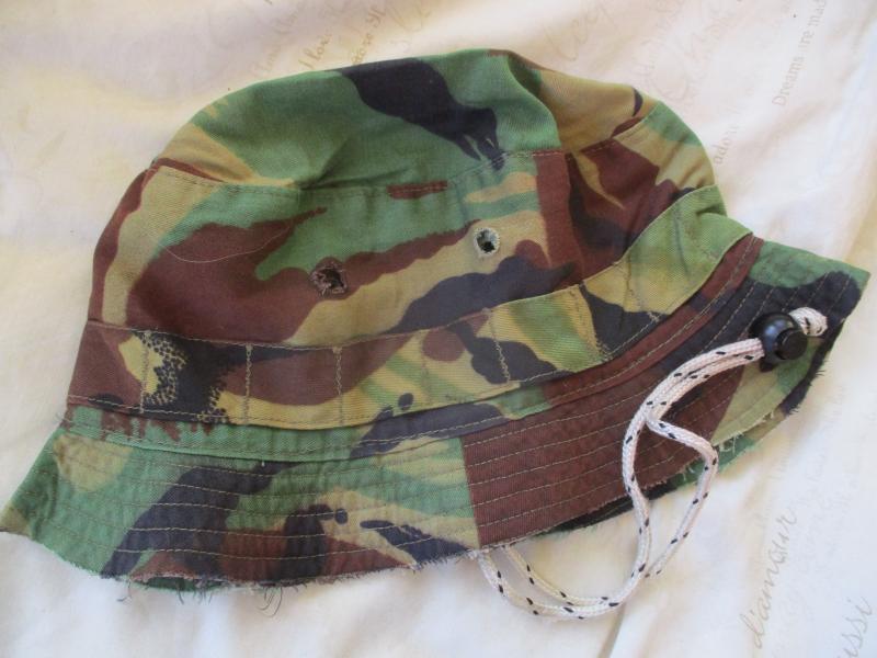 BRITISH ARMY SAS issue Falklands war 68 DPM jungle BUSH BOONIE HAT para modified