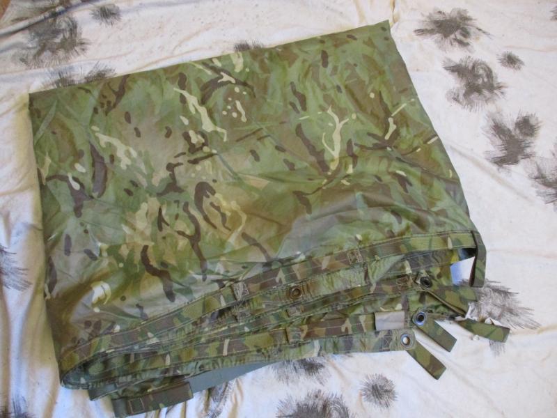 GENUINE BRITISH ISSUE mtp multicam BASHA SHELTER SHEET TENT WATERPROOF TARP used