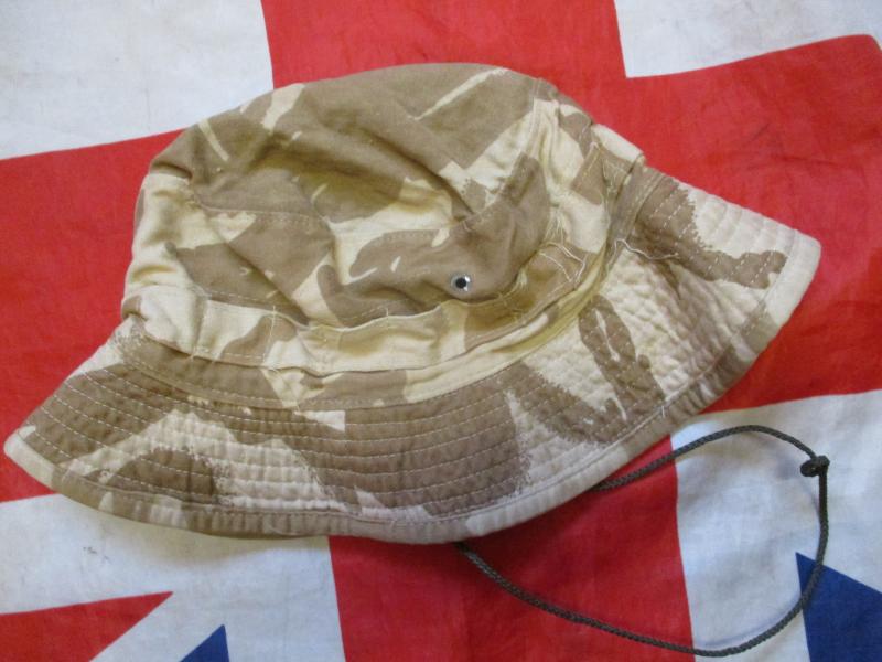 BRITISH ARMY / SAS issue gulf war 1 DESERT DPM DDPM BUSH BOONIE HAT 57CM MEDIUM