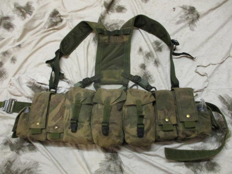 GENUINE troopers of Colchester 2 PARA AIRBORNE belt kit WEBBING SET PLCE DPM