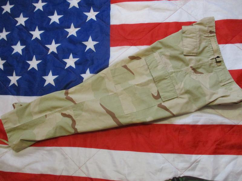 TEESAR USA us tri desert CAMO 100% COTTON BDU combat PANTS TROUSERS m65 MEDIUM