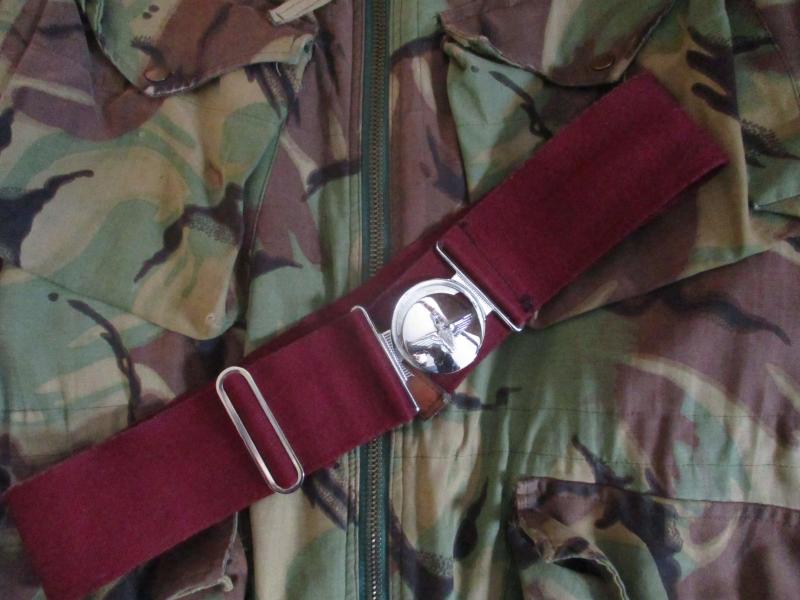 GENUINE PARACHUTE REGIMENT Falklands war era OLD SKOOL STABLE BELT para