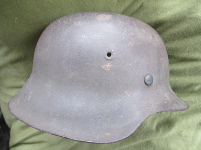 WW2 GERMAN ARMY WH HEER M42 SINGLE DECAL STEEL COMBAT HELMET ET66  more pictures