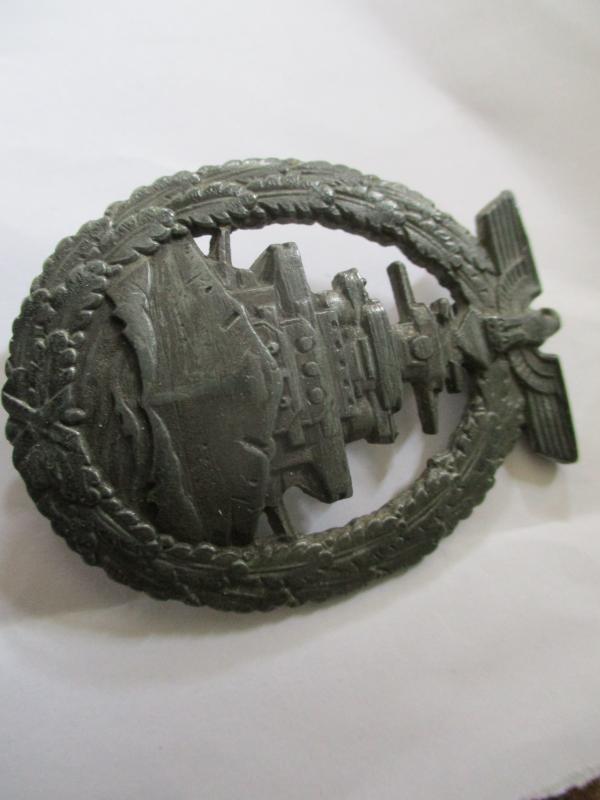 ORIGINAL REAL WW2 GERMAN NAVY KREIGSMARINE HIGH SEAS FLEET BADGE award medal