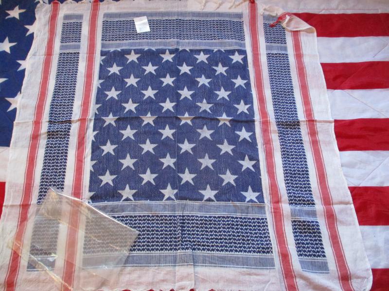 ROTHCO USA colour AMERICAN US FLAG DESERT SHEMAGH SCARF new IRAQ AFGHANISTAN WAR