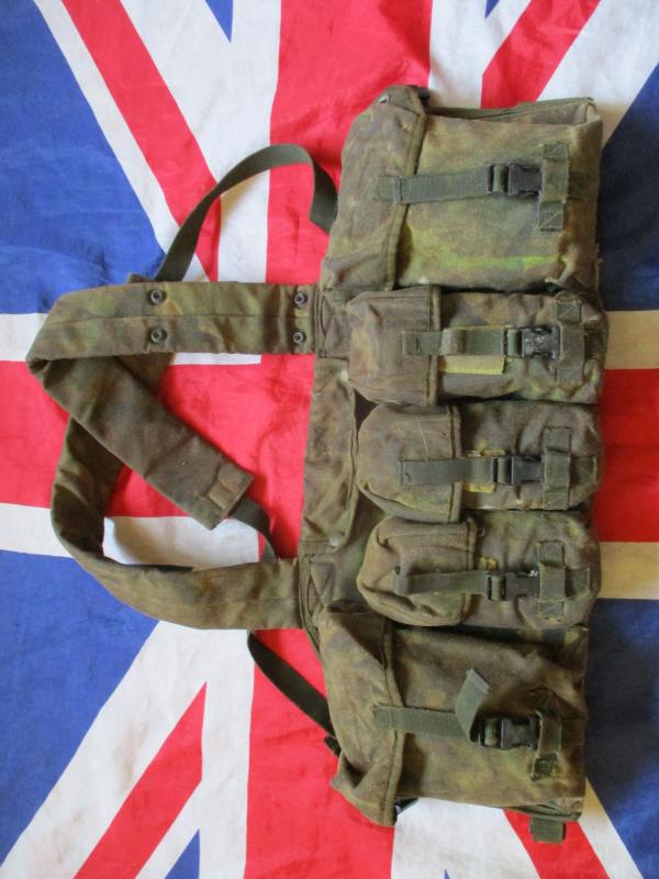 BRITISH ARMY / SAS ISSUE NI northern Ireland plce CHEST rig WEBBING dpm CAMO