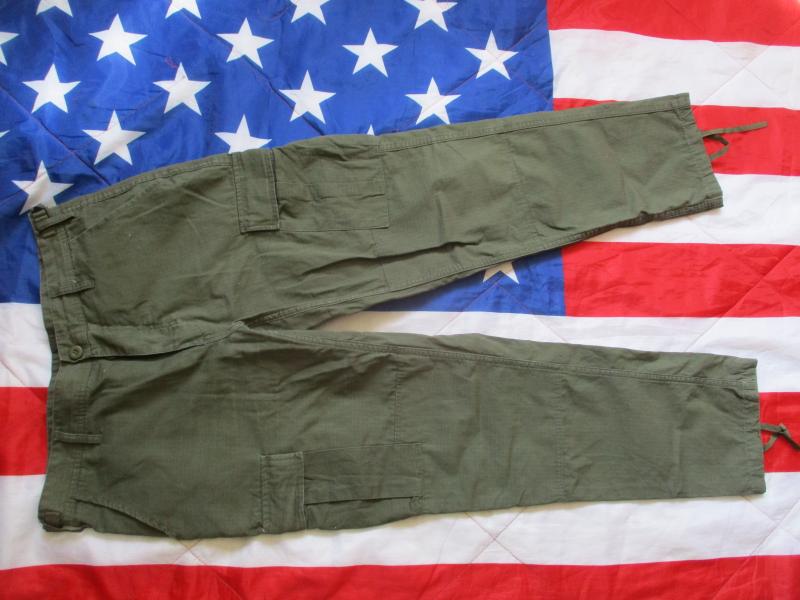 TEESAR 100% COTTON USA BDU combat PANTS TROUSERS m65 Vietnam WAR OG Green 36