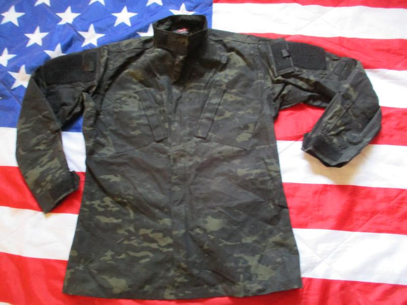 Genuine TRU SPEC USA us American ACU combat SHIRT JACKET crye multicam BLACK M L