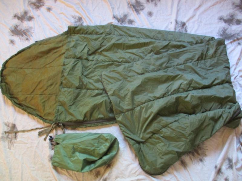 BRITISH ARMY AFGHAN issue JUNGLE SLEEPING BAG / PONCHO LINER BLANKET  OG GREEN