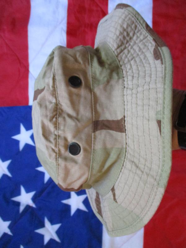 GENUINE USA AMERICAN SF DEVGRU tru spec TRI DESERT camo BOONIE HAT size 7 medium