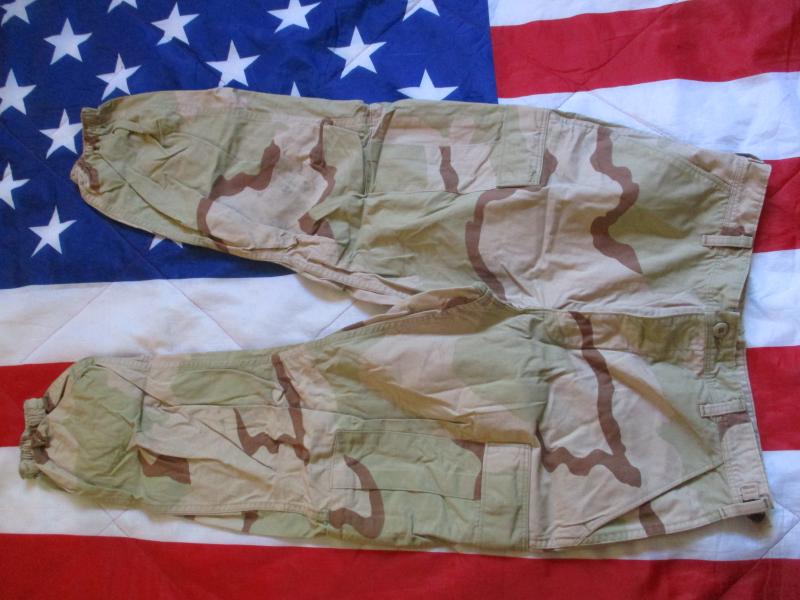 RARE wrangler USA us issue GULF WAR 1 tri desert CAMO BDU combat PANTS TROUSERS