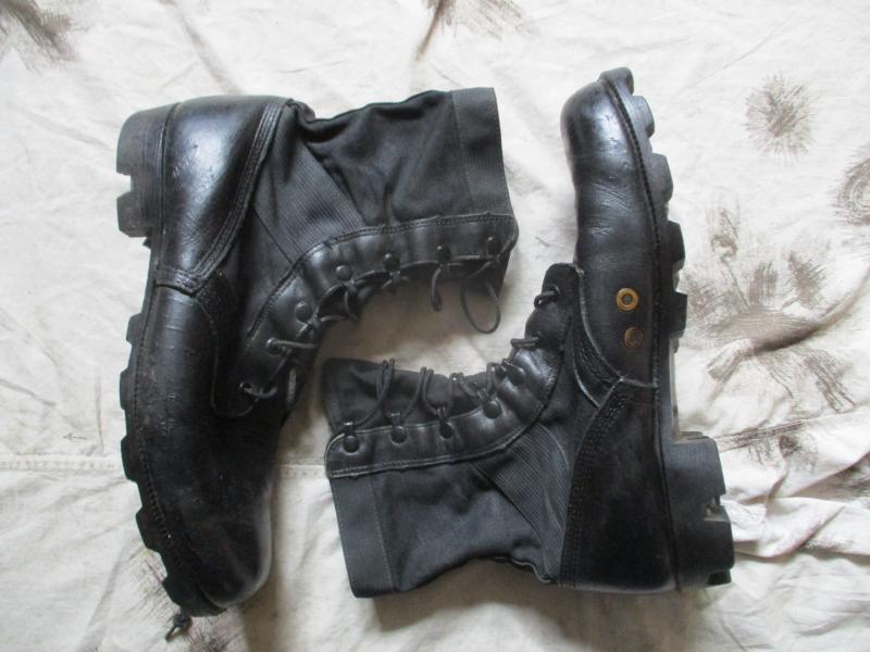 GENUINE US ARMY / UKSF sas ISSUE 1990 pattern JUNGLE COMBAT black BOOTS 10w