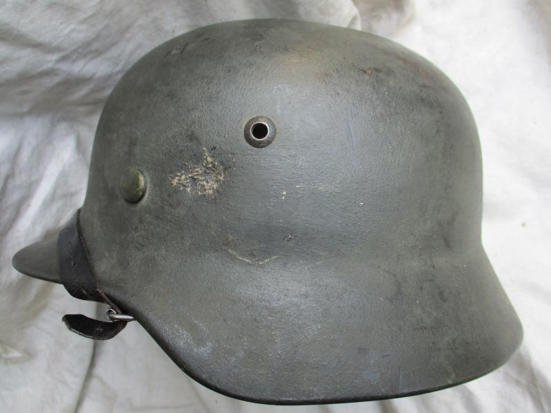 ORIGINAL M35 FORMER double decal DD STEEL COMBAT HELMET Q62 / 3478 extra pictures