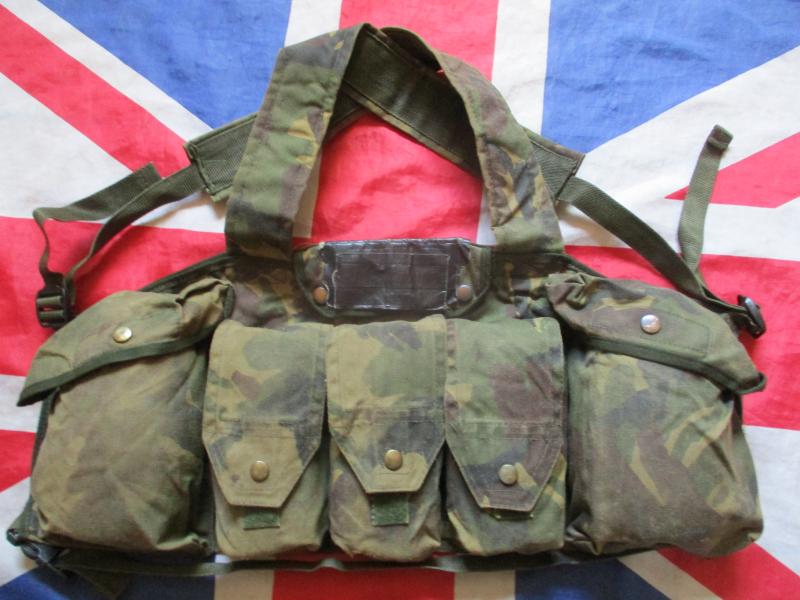 ORIGINAL old skool ARKTIS dpm camo CHEST RIG WEBBING 42 COMMANDO MODEL
