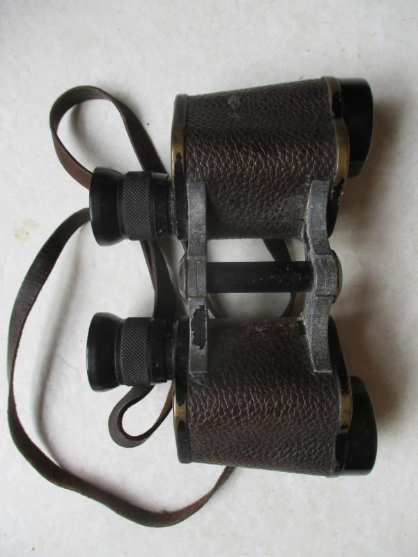 ORIGINAL WW2 GERMAN ARMY Waffen SS 6X30 GRODENSTOCK of MUNCHEN DIENSTGLAS BINOCULARS & neck strap