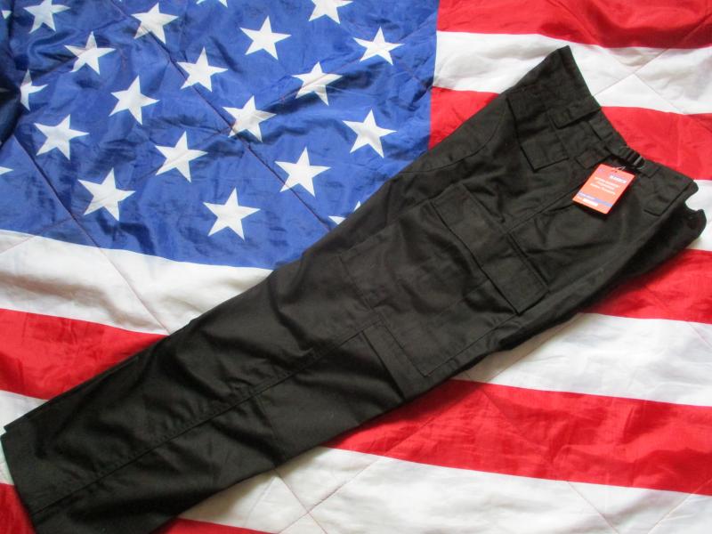 NITON basics US ARMY BDU M65 CARGO active COMBAT TROUSERS black MEDIUM new bnwt