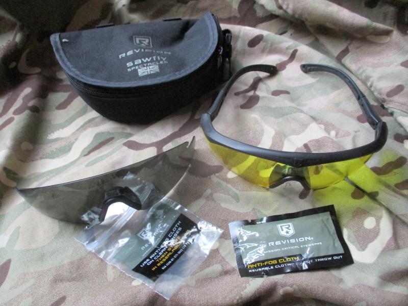 GENUINE uk ISSUE REVISION SAWFLY Combat SUNGLASSES SUN GLASSES black Large