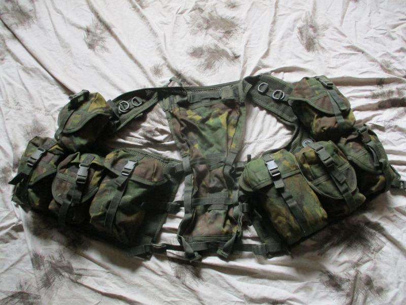 genuine ARKTIS infantry sas jungle CHEST RIG OPS VEST WEBBING UK dpm CAMO