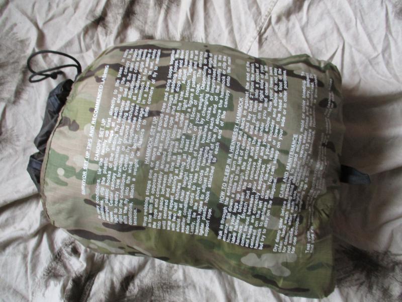 RARE Hennessy Hammock Survivor A-Sym Crye Multicam With Rainfly Straps Bag