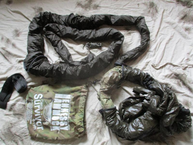 RARE Hennessy Hammock Survivor A-Sym Crye Multicam With Rainfly Straps Bag