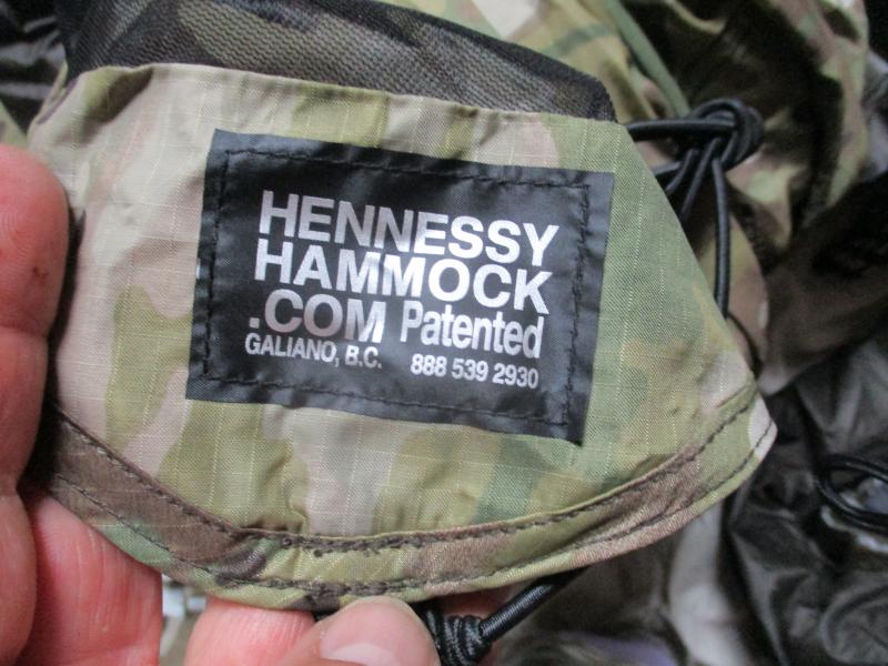 RARE Hennessy Hammock Survivor A-Sym Crye Multicam With Rainfly Straps Bag