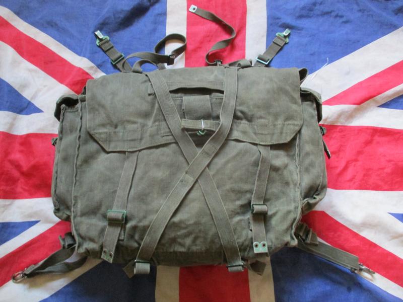 genuine BRITISH ARMY ISSUE 58 PATTERN WEBBING LARGE PACK RUCKSACK Falklands War