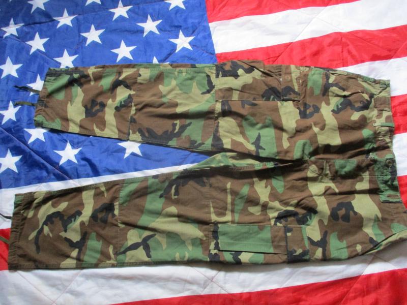 GENUINE US ARMY USA issue M81 woodland CAMO BDU combat PANTS TROUSERS m65 LARGE R
