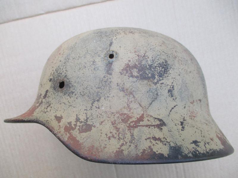 ww2 GERMAN M40 camo HELMET shell