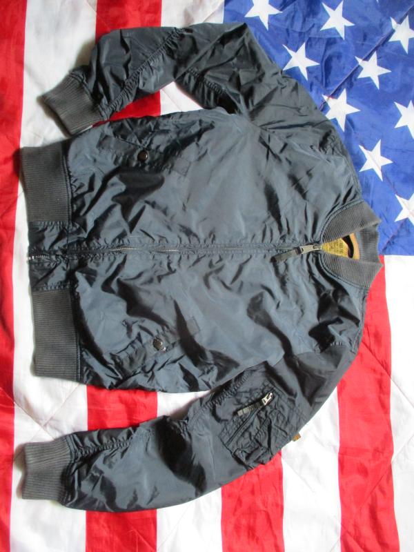 original ALPHA INDUSTRIES USA MA1 SUMMER  Bomber pilot JACKET COAT navy blue M