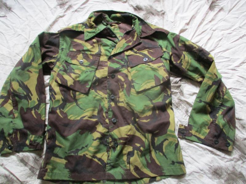 GENUINE ISSUE JUNGLE 80'S dpm TROPICAL COMBAT SHIRT 180/104 LARGE no ffd pocket
