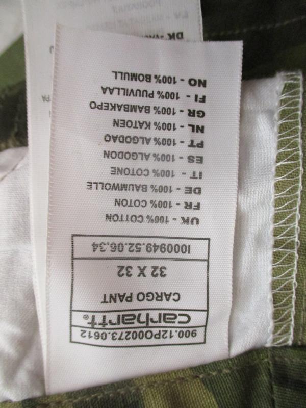 CARHARTT USA US BDU M65 CARGO COMBAT TROUSERS crye precision tropic multicam M