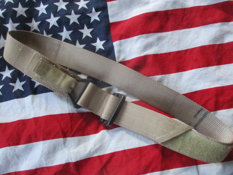 GENUINE SPEC OPS brand Texas USA real ussf RIGGER RIGGERS BELT DESERT tan MEDIUM
