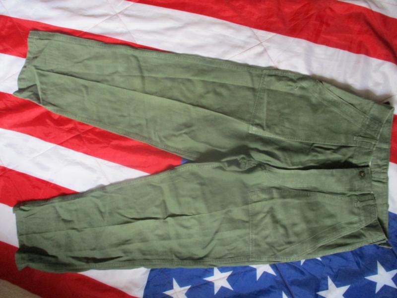 GENUINE US ARMY ISSUE Vietnam war UTILITY TROUSERS PANTS OG 107