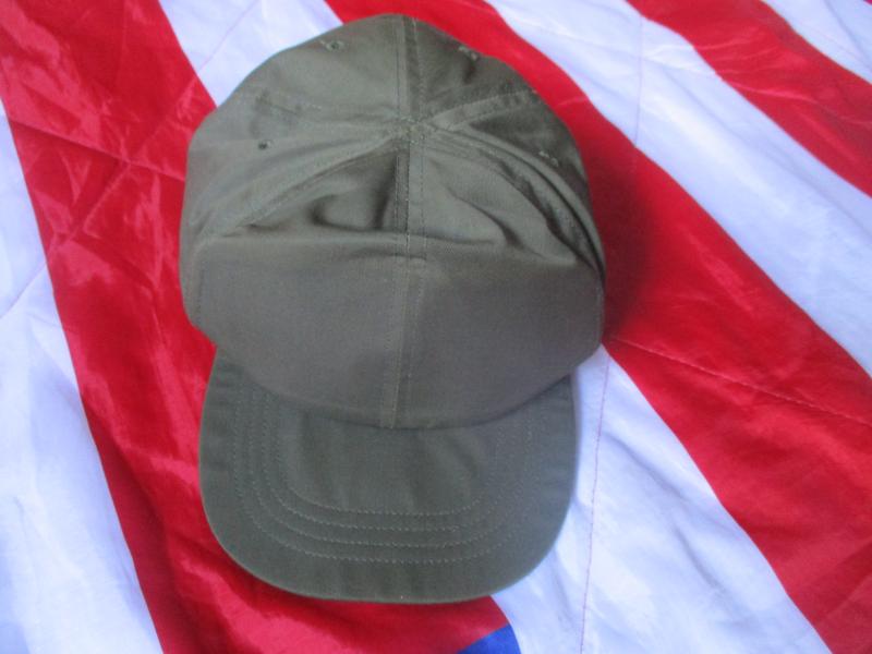 1973 US ARMY ISSUE VIETNAM WAR baseball base ball type CAP HAT OG GREEN platoon