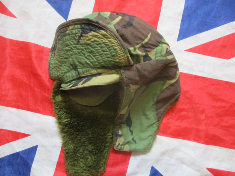 GENUINE issue Falklands war ARCTIC PATROL HAT CAP 68 DPM PRINT sas windproof  COTTON GABERDINE .