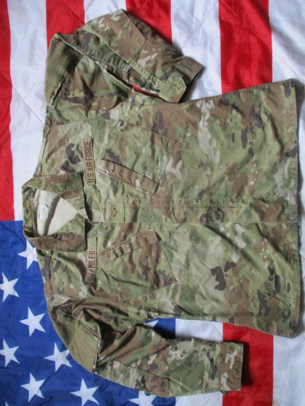 LATEST ISSUE usa USAF US AIR FORCE scorpion multicam OCP ACU COMBAT SHIRT JACKET