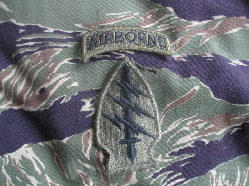 GENUINE issue US ARMY 5th GROUP SPECIAL FORCES AIRBORNE VIETNAM WAR ERA PATCH