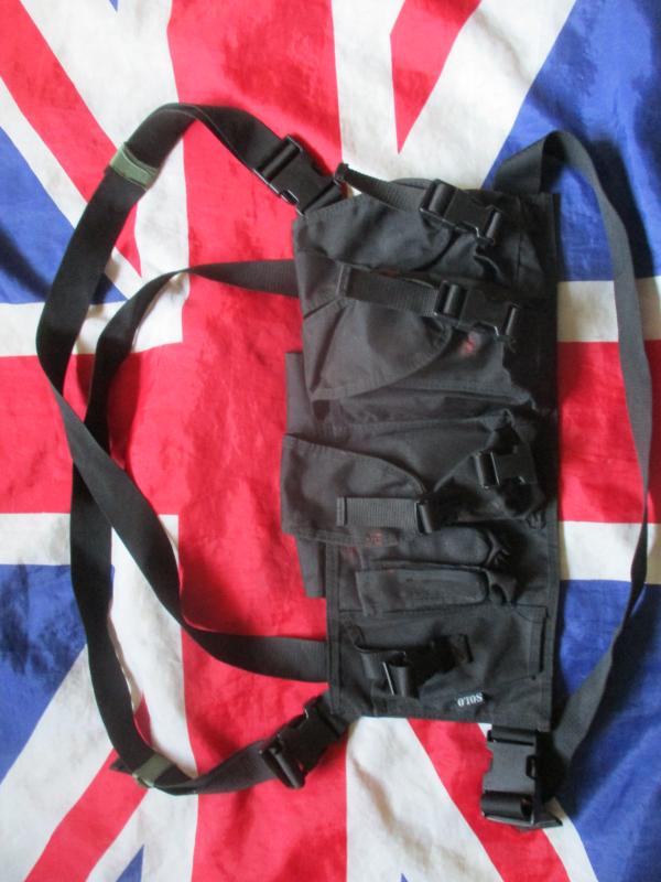 SOLO OF HEREFORD SAS covert ops low profile CHEST WEBBING RIG molle SF BLACK