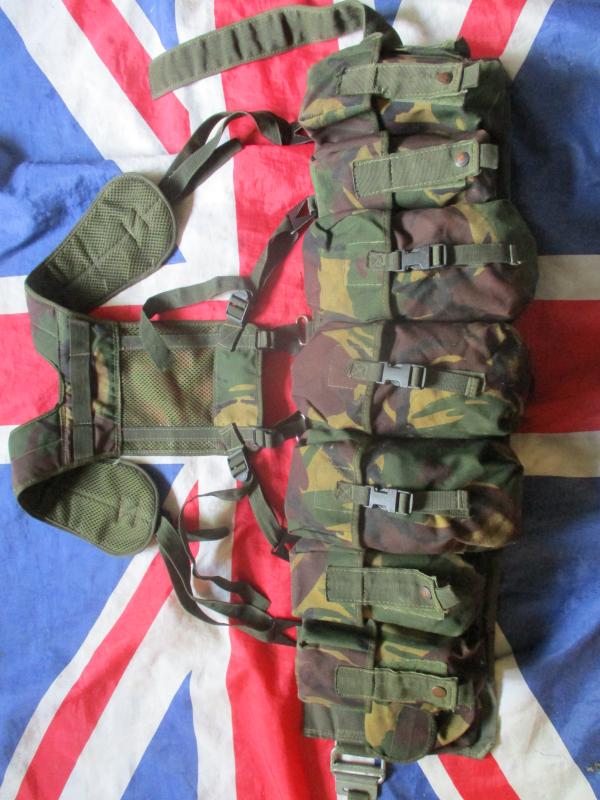 DRAGON of Colchester AIRBORNE belt kit STITCH DOWN WEBBING SET PLCE DPM & YOKE