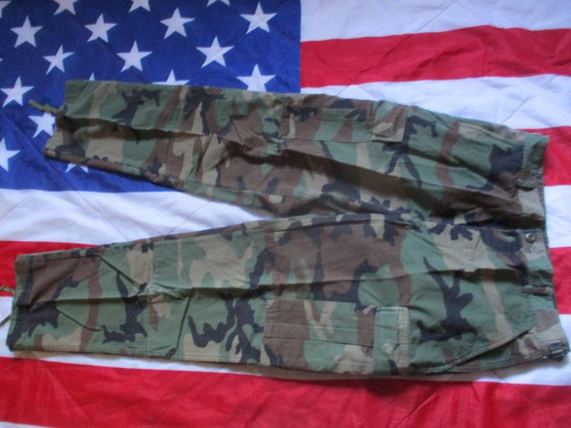 GENUINE issue US AARMY / USMC USA us AMERICAN M81 - 1981 woodland CAMO BDU combat PANTS TROUSERS m65 M R