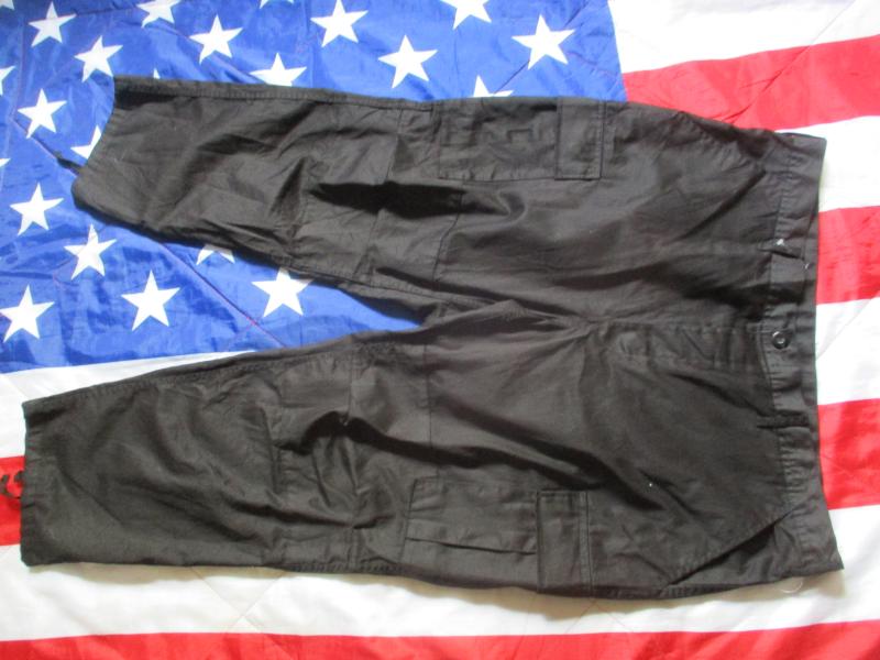 GENUINE rotcho USA BDU combat cargo PANTS TROUSERS m65 sf / police BLACK XL s